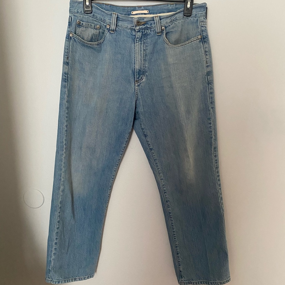 L.L. Bean Light Wash Relaxed Men's Jeans Size 34x30